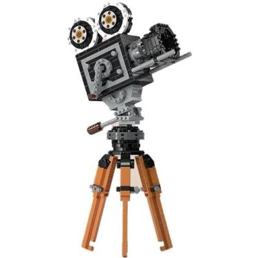 Imagem de Kit De Construção De Câmera Retrô Adulto, Conjunto De Blocos De Modelo