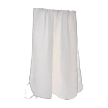 Imagem de FytStycale Toalha de banho para mulheres, suspensório, roupão de banho, roupão de banho para presente, casa, feriados, Borda Branca