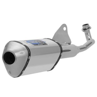 Imagem de Escapamento Pro Tork Mini 3 Pop 110 2016 À 2017 Curva Cromada, PRATA, 