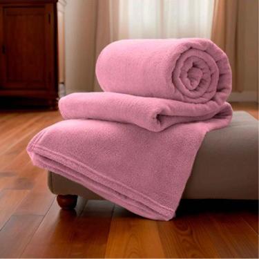 Imagem de Manta Microfibra Casal Home Design 180x220cm CORTTEX, ROSA