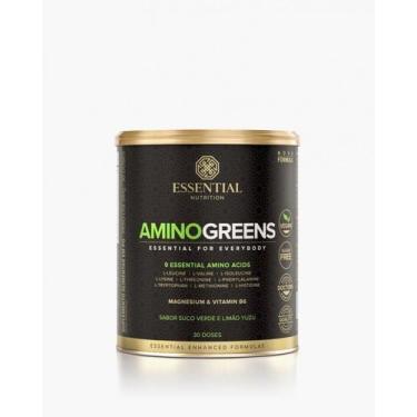 Imagem de Amino Greens Lata (261g) - Padrão: Único - Essential Nutrition