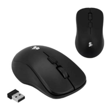 Imagem de Mouse Sem Fio Office 5+ Preto Alta Qualidade 015-0080 Preto - LOJA 1 a