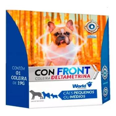 Imagem de Coleira Comfront Antipulgas e carrapatos Deltametrina 19g Cães Peq. / 
