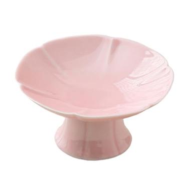 Imagem de Ｂｅｓｇａ Suporte de Cerâmica para Sobremesas, Fruteira, Pedestal com Base, Bandeja para Cupcakes, Mesa de Sobremesas, Festa, Chuveiro, Rosa