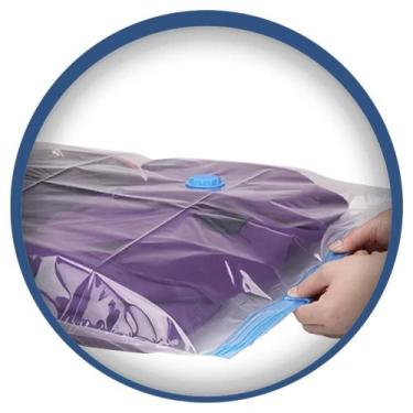 Imagem de Saco A Vácuo Para Roupas E Cobertores 50Cm X 70Cm - P - Clean Tech