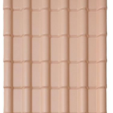 Imagem de Kit com 15 Telhas Pvc Plan 2,42m X 0,88m X 1,7mm 6 Ondas com Kit Fixação Lux Telhas Marfim