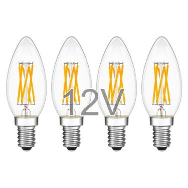 Imagem de Lâmpadas LED TOKCON 12V de baixa tensão E12 Candelabra Base