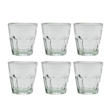 Imagem de Conjunto 6 Copos Facetado Sodero Drink Vidro Bar 150Ml - Class Home