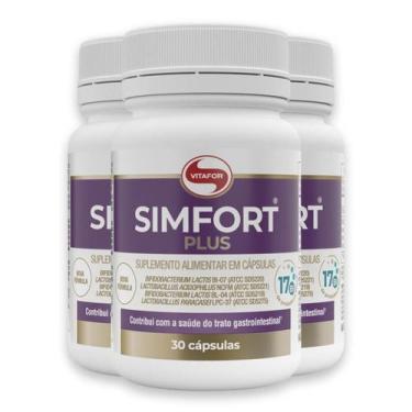 Imagem de Kit 3 Simfort Plus Vitafor 30 Cápsulas