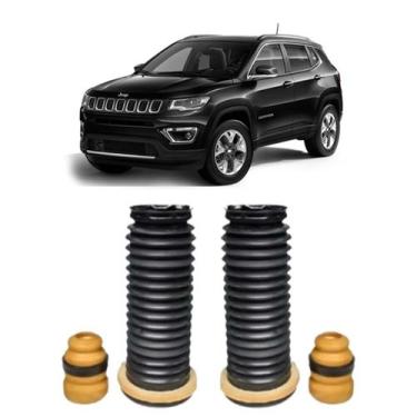 Imagem de Kit Batente Coifa Amortecedor Traseiro Jeep Compass 2016/... - Solupe 