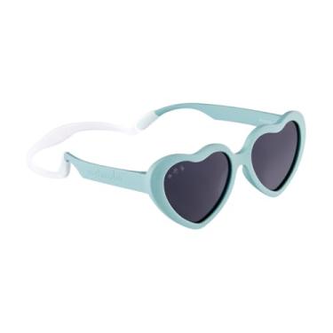 Imagem de ROSHAMBO Óculos de sol inquebráveis para bebês com alça – bebês de 0 a 24 meses, meninas e meninos de 2 a 4 anos – lentes polarizadas, Splash Mint, Toddler