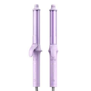 Imagem de LivChic Modelador de cabelo automático, modelador de cachos rotativo, barril de 3 cm para todos os tipos de cabelo, tensão dupla, longa duração