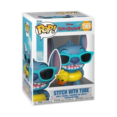Imagem de Boneco de vinil Funko Pop! Disney Lilo & Stitch Stitch com tubo