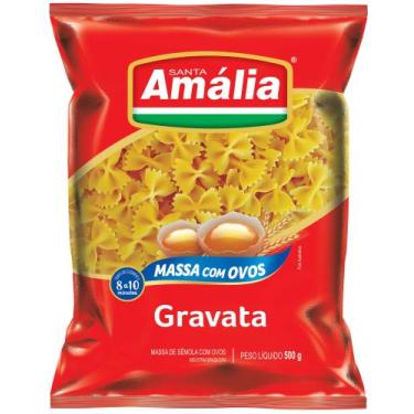 Imagem de Macarrão Santa Amália 500g Gravata Com Ovos - Santa Amalia