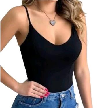 Imagem de Body Bory Feminino Alcinha moda verão/Tecido Suplex Romantic - Freitas