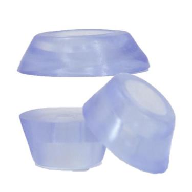 Imagem de Kit 50 Peças Transparente Para Pé De Móveis Silicone 28x11mm - Geoprot