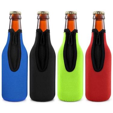Imagem de Manga isoladora para garrafas de cerveja TOPOKO Classic Neoprene (conj