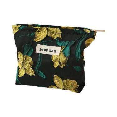 Imagem de Bolsa Feminina Pequena Com Padrão De Planta, Bolsa Portátil Para Armaz