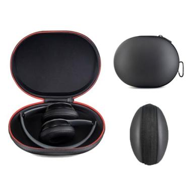 Imagem de Capa rígida para fone de ouvido Beats, à prova d'água, à prova de choque, bolsa de transporte de viagem para Beats by Dr.Dre Studio Solo sem fio, Solo HD, capa para fone de ouvido (preta)
