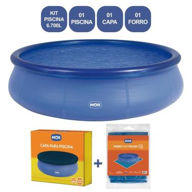 Imagem de Kit Piscina Circular Inflável 6.700 L