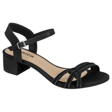 Imagem de Sandalia Salto Moleca Delicada Brilho Aberta Atras 5259.878