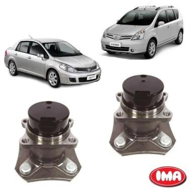 Imagem de Par Cubo Da Roda Traseira Com Rolamento - Livina 2009 A 2012 / Tiida 2