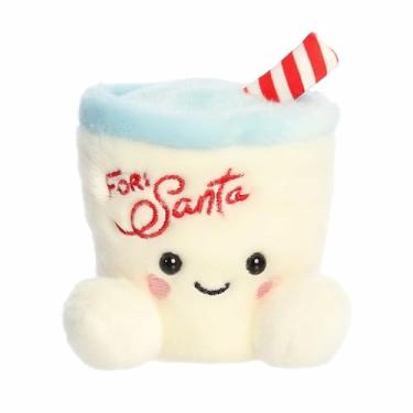 Imagem de Aurora® Festive Palm Pals™ Kris Milk™ Stuffed Animal - Fun Collectible Plush for Kids and Adult Collectors - Perfect for Holiday Decorations or Gifts - White 4 Inches