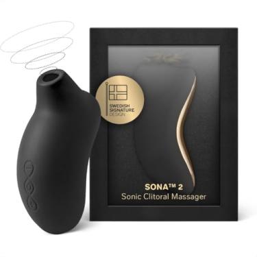 Imagem de Vibrador de Sucção com Massagem Clitoriana, Recarregável e À Prova d’Água - Sona 2 (Preto)