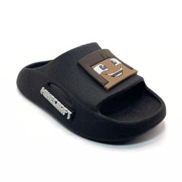 Imagem de Chinelo Slide Nuvem Menino Masculino Confortável Eva Macio Anatômico E