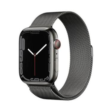 Imagem de Pulseira De Metal Milanese Loop De 44mm 40mm 45mm 41mm Para Apple Watc