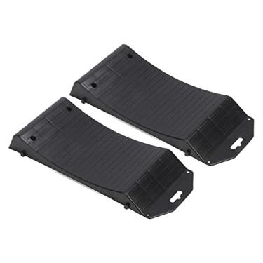 Imagem de Zhjvihx Rodas Pneu Saver Rampas Anti -Slip Pads Design, 2 PCs Rampas de Rodas de Pneus para para Mancha Plana e Prevenção de Furados, Premium de Qualidade Portátil de Portátil de Viagem de Veículos