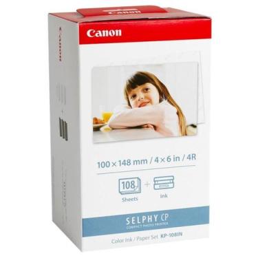 Imagem de Cartucho E Papel Fotográfico Para Impressoras Canon Linha Selphy - KP1
