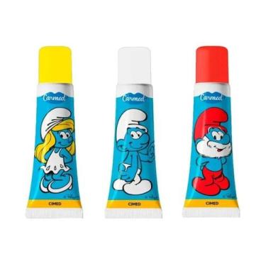 Imagem de Carmed Os Smurfs Blueberry - 10g Bisnaga Surpresa!
