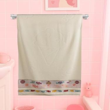 Imagem de Toalha Infantil De Banho 100% Algodão Macia Alta Absorção Para Bebê e Criança (Palha)