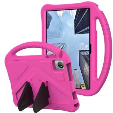 Imagem de Tading Capa universal infantil para Blackview Tab 8 WiFi 25.7 cm 2023, capa com alça de espuma vinílica acetinada para tablets Blackview Tab 7 WiFi/OSCAL Pad 60/DragonTouch Notepad 102/Teclast P40HD