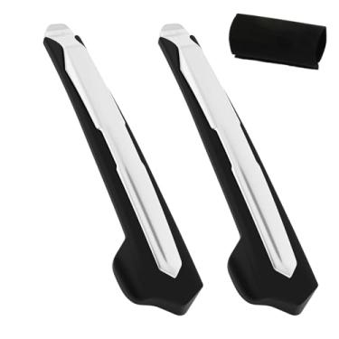 Imagem de LYIYEYAN 2 peças de alavanca de pneu de bicicleta para pneus de estrada ou mountain bike - Ferramenta prática de remoção de pneu de bicicleta com design de cabeça de deformação, ferramenta de reparo