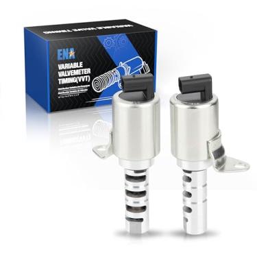 Imagem de ENA Solenoide de temporização de válvula variável do motor VVT compatível com Land Rover Range Rover Velar Evoque Jaguar XF 2.0L L4 2012-2020 solenoide de posição do eixo de comando de admissão de