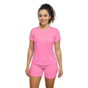 Imagem de Camiseta Feminina Manga Curta Dry Fitness Academia-Feminino