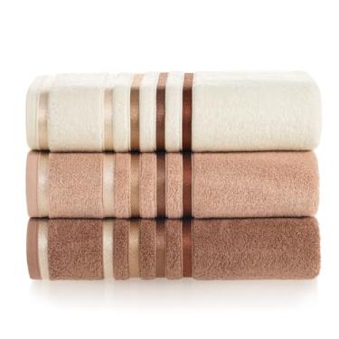 Imagem de Kit 3 Toalhas De Rosto Lumina Karsten Fio Penteado 48x80 Cm (Ivory - Deserto - Sienna)