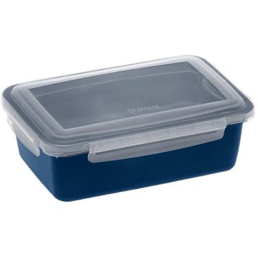 Imagem de Pote Para Alimentos Marmita 1,1 L Com Travas E Bandeja Móvel