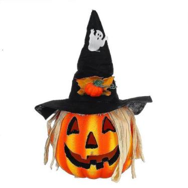 Imagem de Luminárias de teto abóbora lâmpada de halloween luz lanterna vintage l