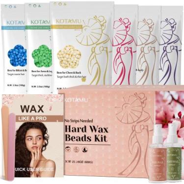 Imagem de Wax Beads KOTAMU Hard Wax para depilação de 2,5 libras