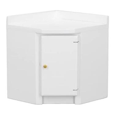 Imagem de Zhjvihx Mini Armário de Cozinha Simulado, Prático Armário de para Casa de Bonecas Decorativa Em Madeira de Bétula 1:12 Artesanato Requintado para Quarto