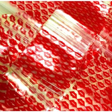 Imagem de 508.0-2.5 cm x 2.5 cm 1010 Pequenos sacos de plástico seláveis de plástico com zíper de 2 mm (lábios)