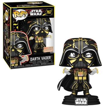 Imagem de Boneco Funko Pop! Star Wars - Darth Vader Retro (Glow)