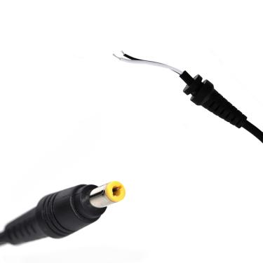 Imagem de Cabo de Reposição Carregador Fonte Notebook HP DV2000 Itautec Plug Fino 4.8mm x 1,7mm