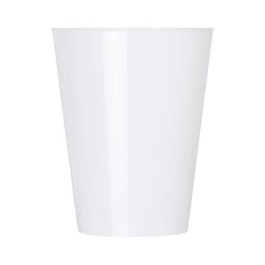 Imagem de 20 Copo Descartável de Festa 200ml Premium - AAZ, Leitoso Branco