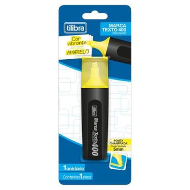 Imagem de Marca-Texto 400 Amarelo - Blister com 1 Unidade - Tilibra, Único
