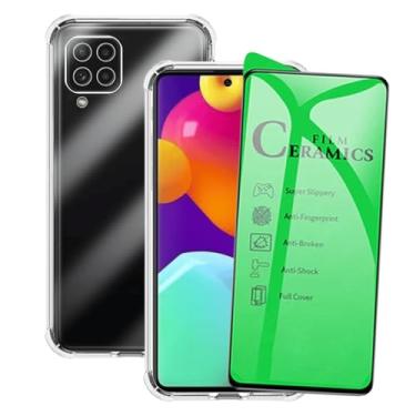 Imagem de Capa Capinha Anti Impacto e Película Premium 9D Cerâmica Compatível Com Samsung Galaxy M62