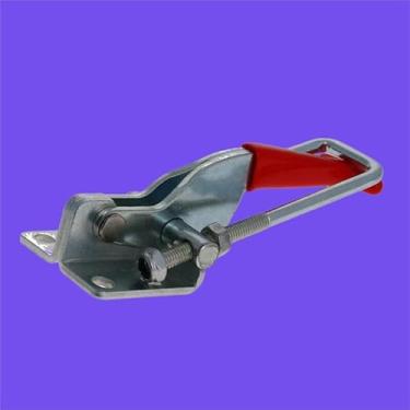 Imagem de Grampo de alternância ajustável, botão de puxar de liberação rápida U alavanca automática tipo trava de alternância 318 kg capacidade, trava ajustável de ação de tração CS-431 1 peça